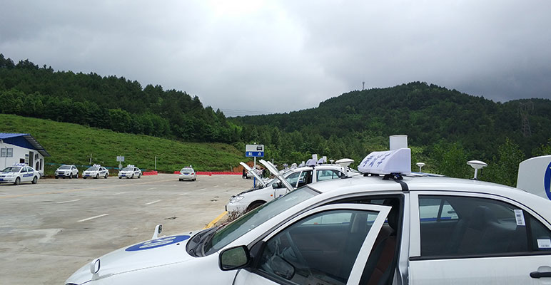 高精度接收機大規模應用于西南山區駕考場景